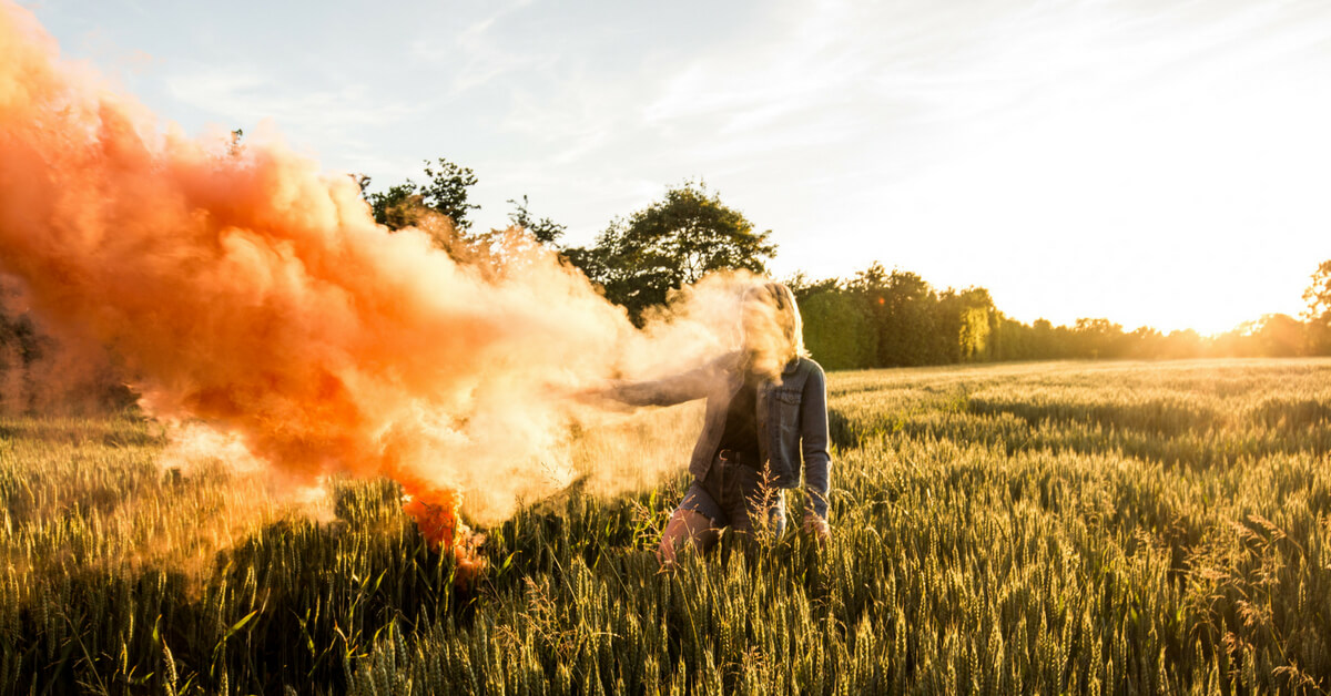 smoke bomb