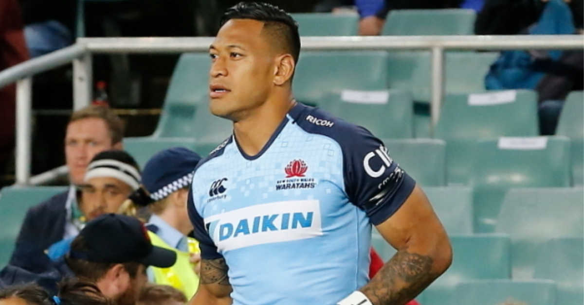 Israel Folau running