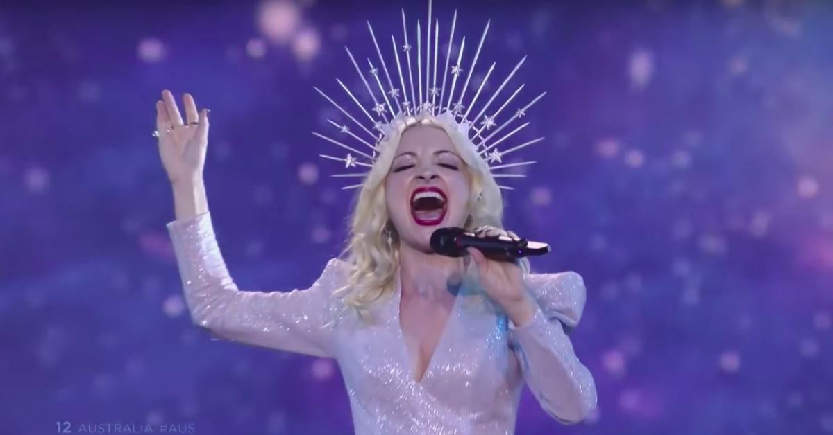 Kate Miller-Heidke singing strong at Eurovision