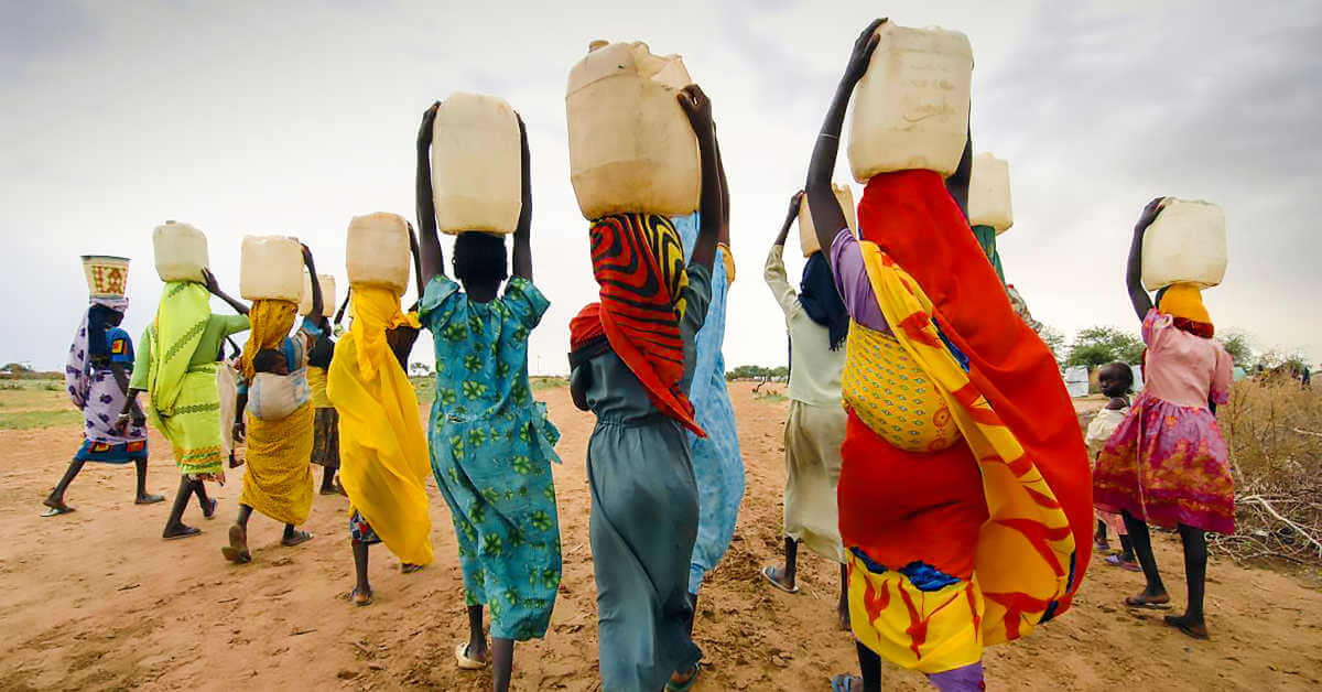 Women harvesting