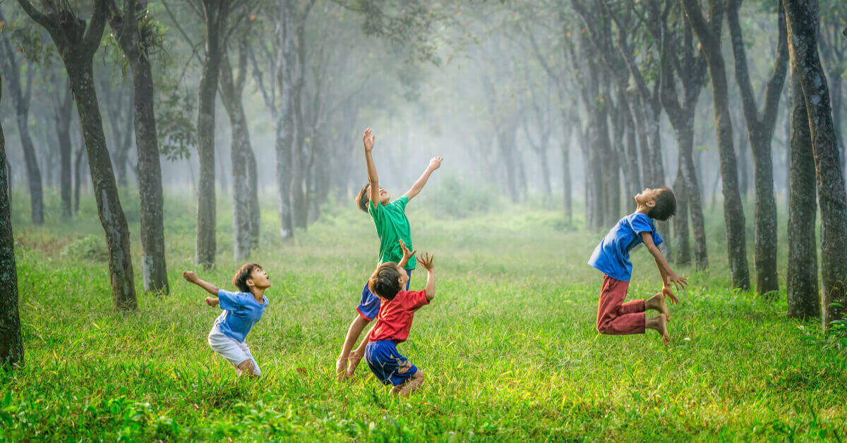 Kids playing