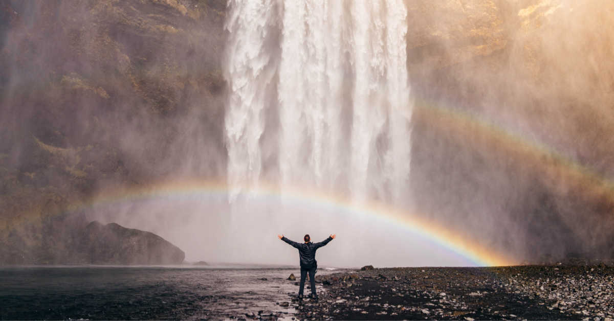 rainbow waterfall