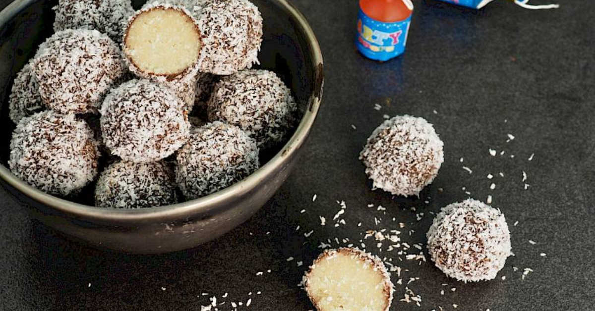 Raw Lamington Balls