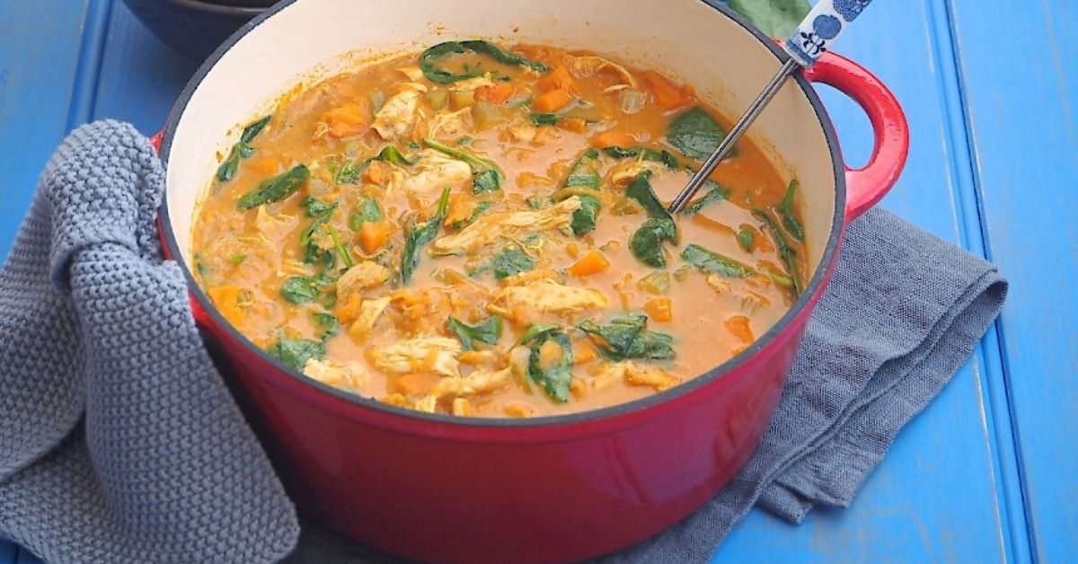 photo of susan joy's creamy chicken mulligatawny soup