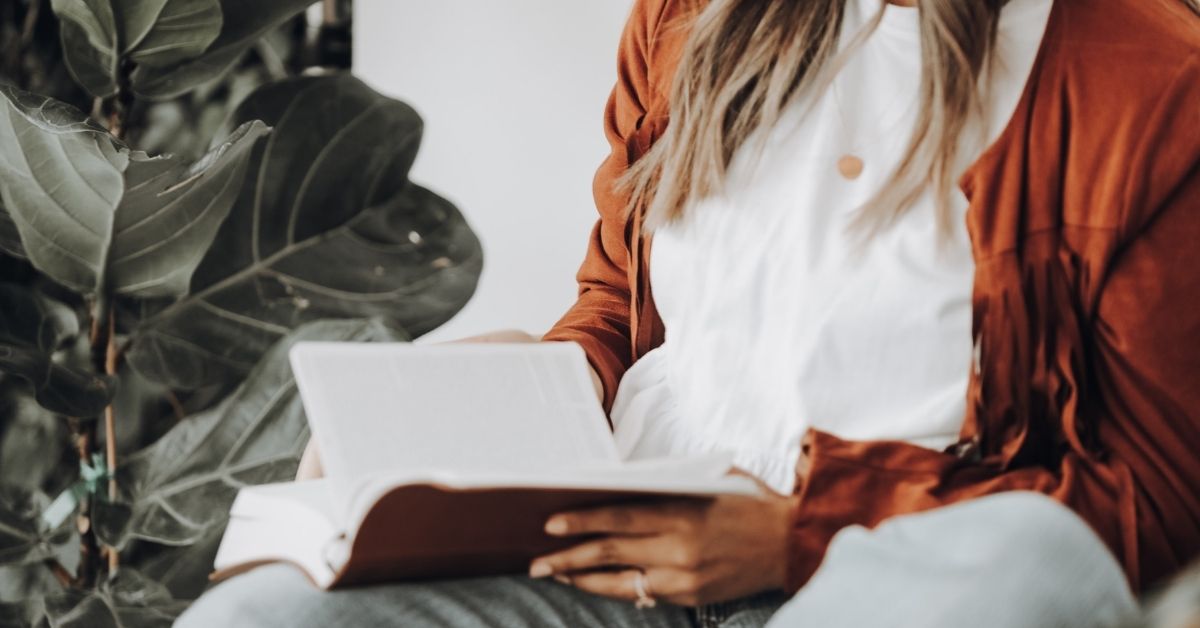 woman reading