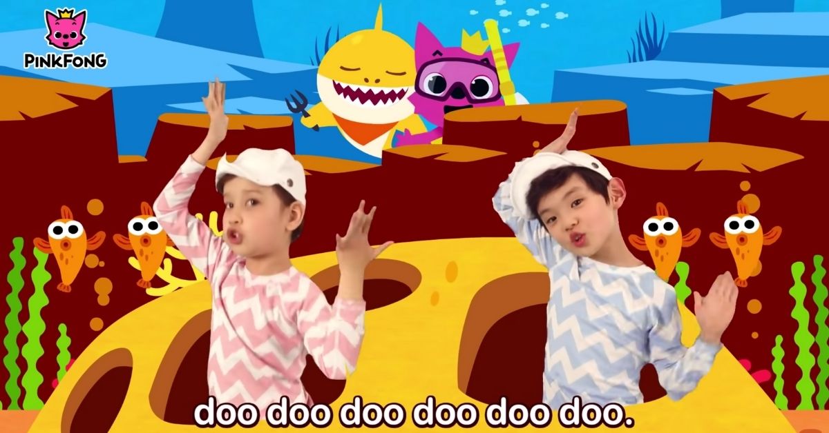 screenshot from the baby shark youtube video