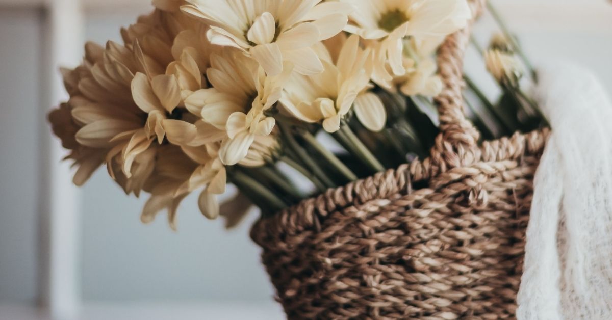 basket of flowers