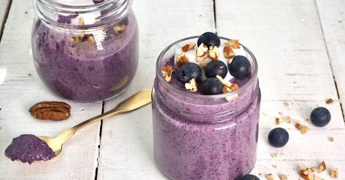 susan joy's blueberry chia pudding