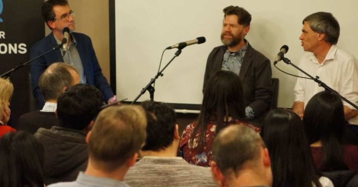 robert martin hosting a conversation with professor Graham Oppy and professor Greg Restall