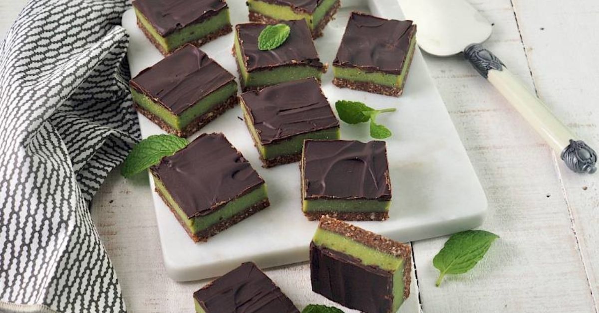 susan joy's chocolate mint slice