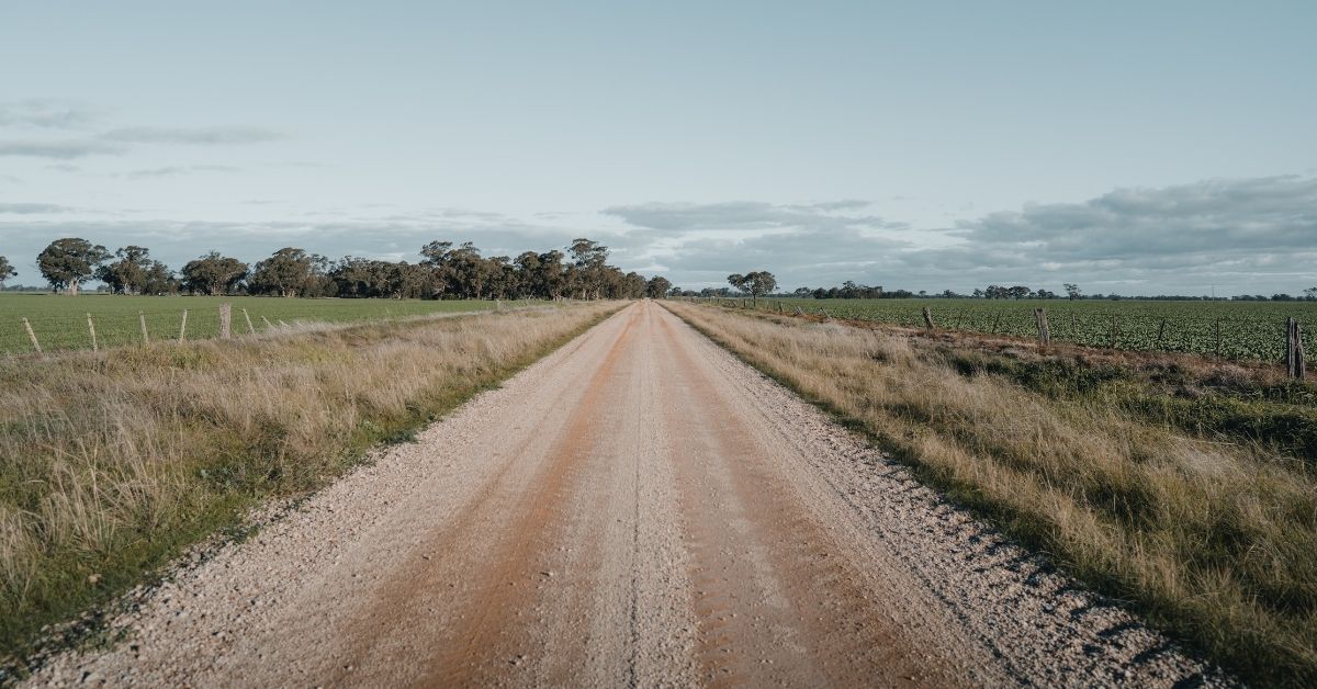 a long country road