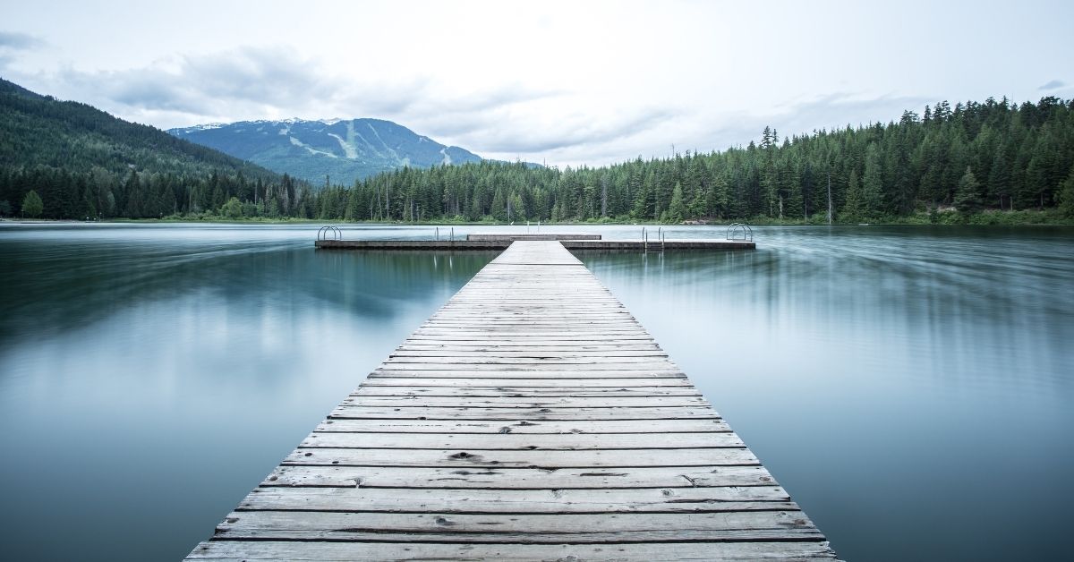 peaceful lake