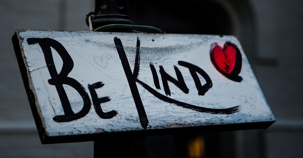 Be Kind sign