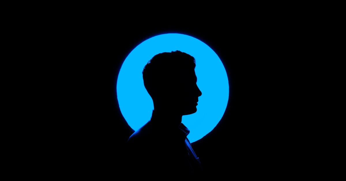 Silhouette of a man