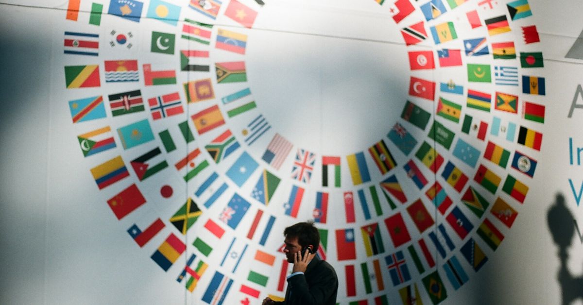 The World bank Flags, Washington