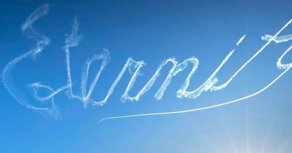 Eternity sky writing